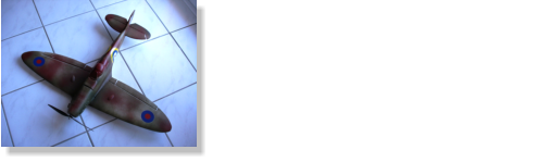 Spitfire von GWS Die Spitfire wurde leider auch nicht alt